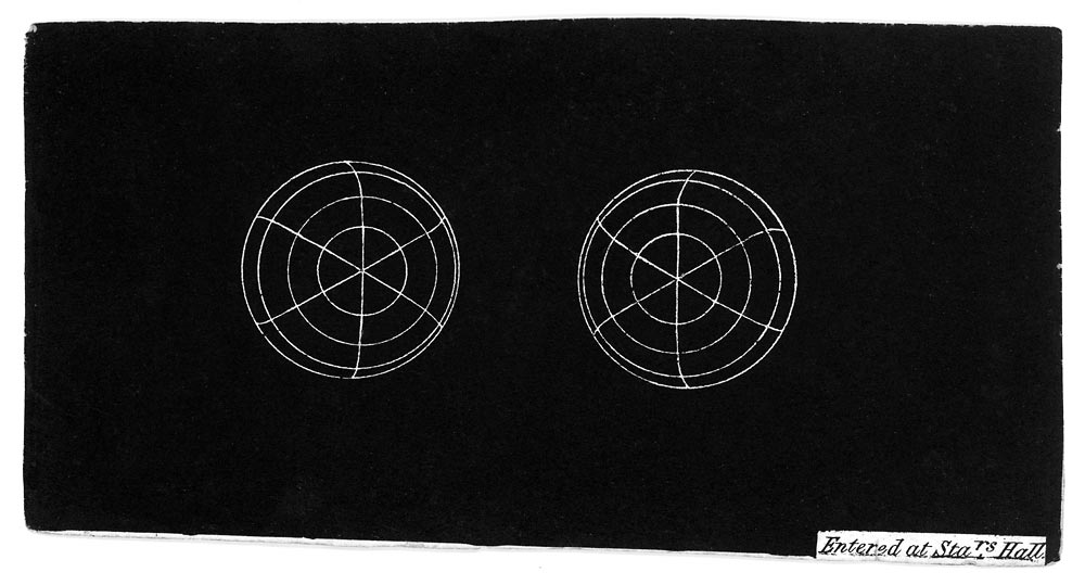 Stereoscopic diagram of an optical study